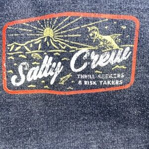 Vintage Salty Crew Zippered Hoody Sz. L